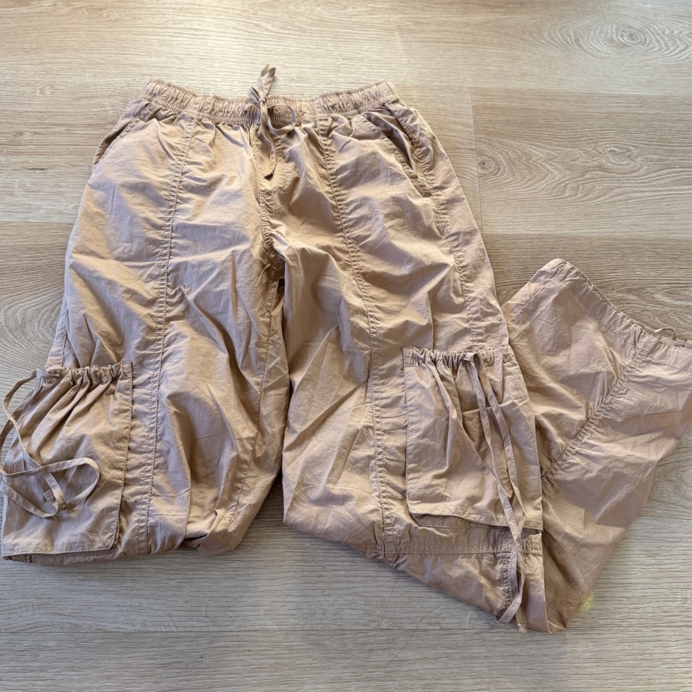 Abercrombie Cargo Utility Pants Tan XS Long Y2K Gorpcore